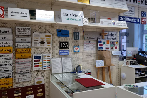 Atelier für Schilder und Gravuren