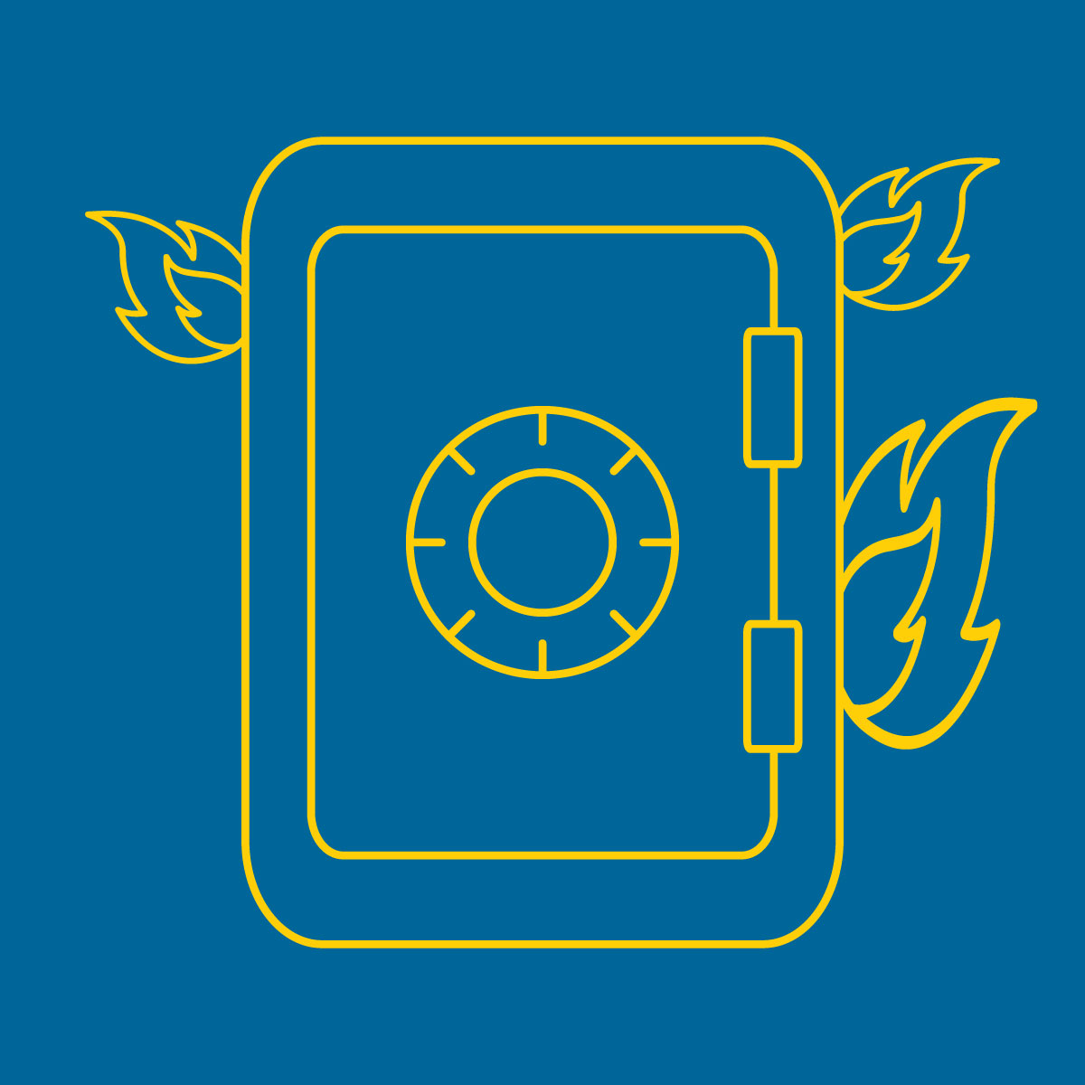 Feuerschutztresor Illustration