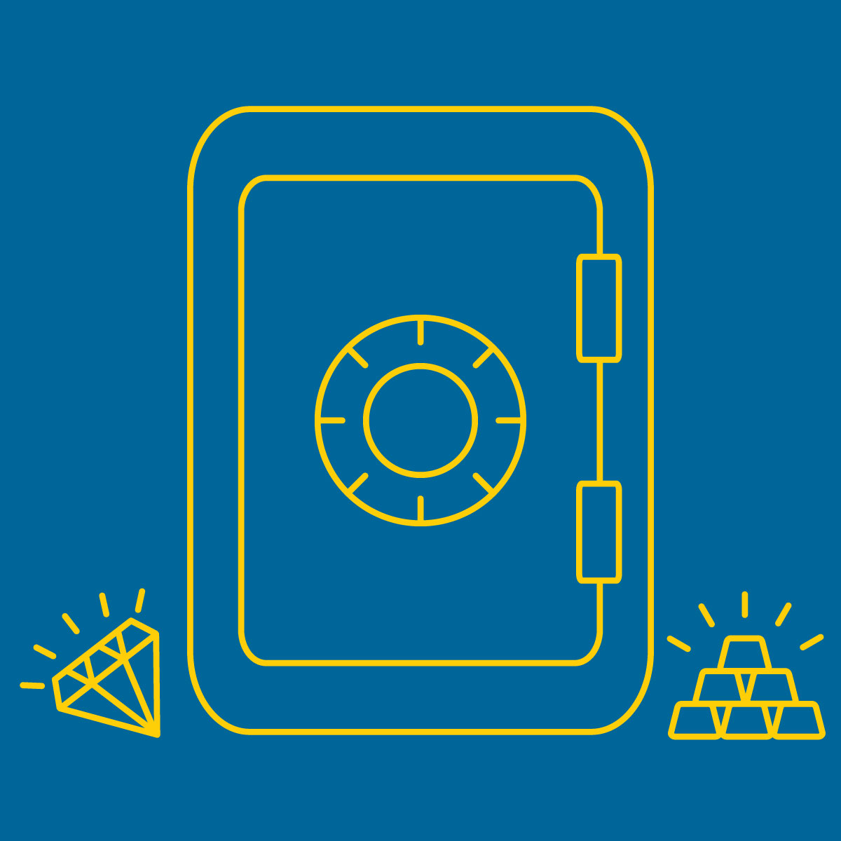 Wertschutztresor Illustration